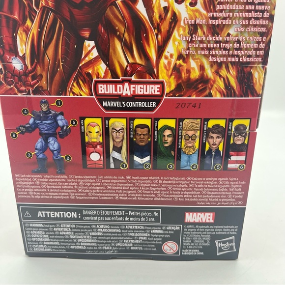 Marvel Legends Iron Man 2022 Controller BAF 6" Action Figure New In Box - Picture 10 of 12